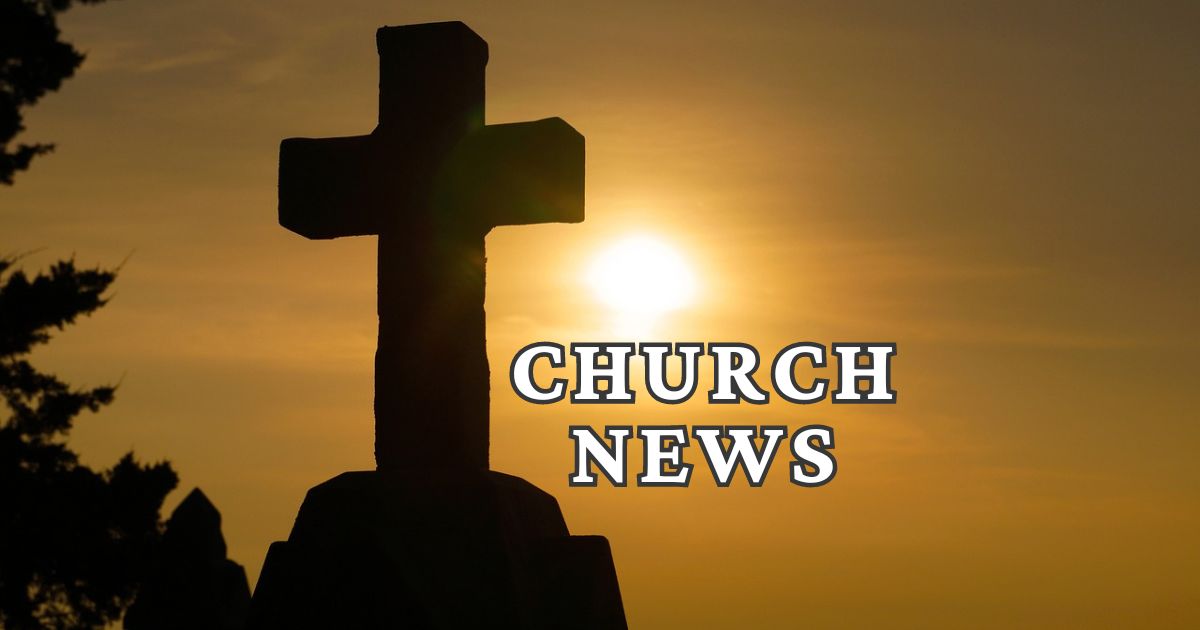 Cross with text Church News