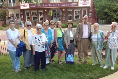 Church group in fellowship