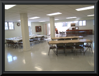 Church dining area